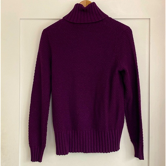 New Patagonia Recycled Cashmere Turtleneck night plum size Small w/tags⭐️⭐️⭐️⭐️ - Picture 4 of 17